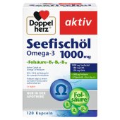 Doppelherz Seefischöl Omega-3 1000 mg + Folsäure + B1 + B6 + B12