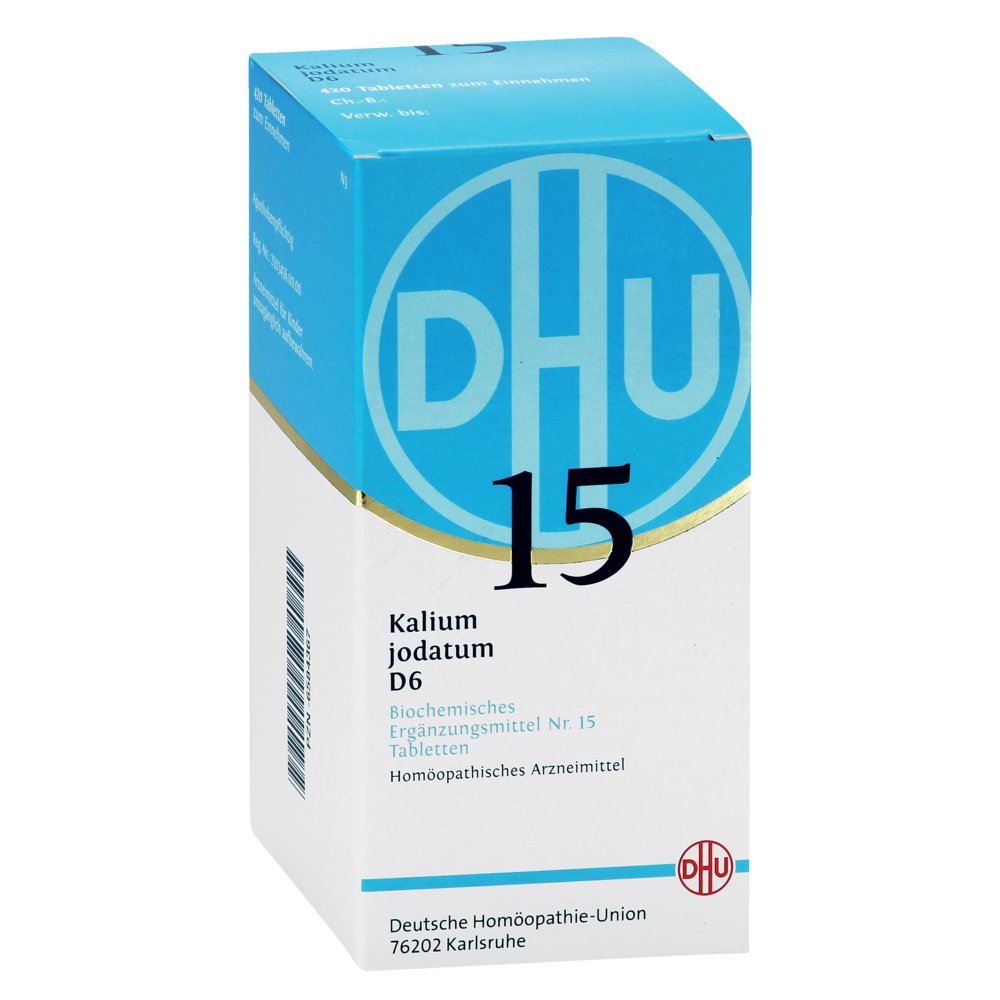 BIOCHEMIE DHU 15 Kalium jodatum D 6 Tabletten