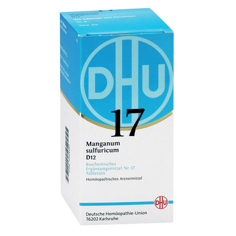 BIOCHEMIE DHU 17 Manganum sulfuricum D 12 Tabl.