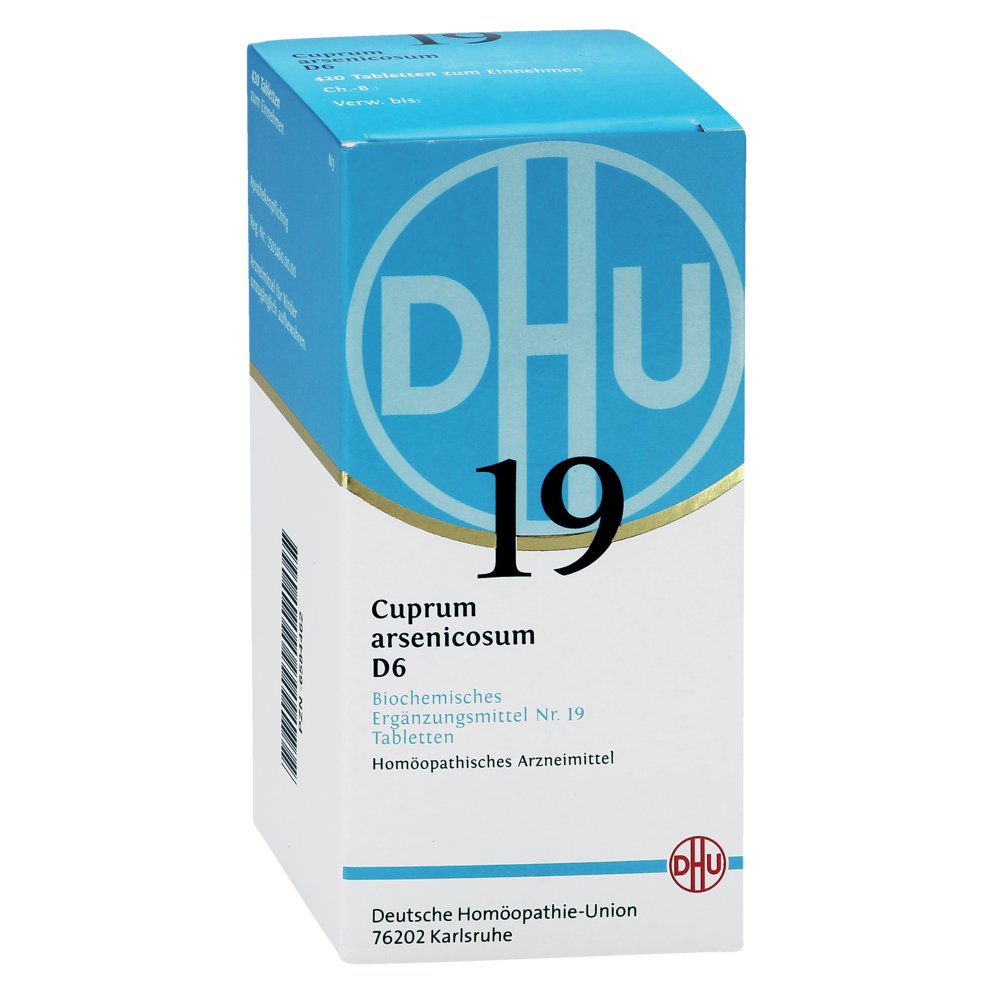 BIOCHEMIE DHU 19 Cuprum arsenicosum D 6 Tabletten