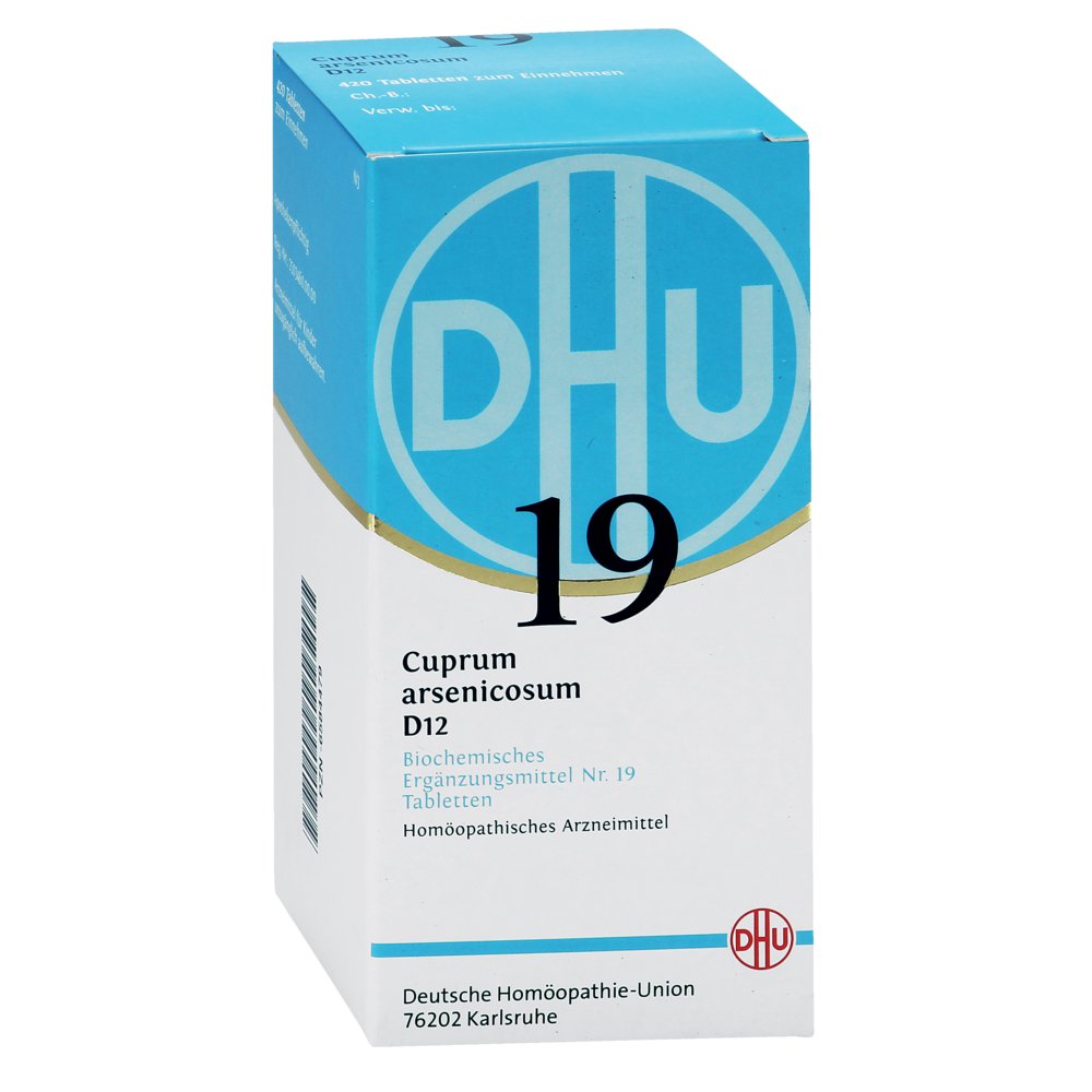 BIOCHEMIE DHU 19 Cuprum arsenicosum D 12 Tabletten