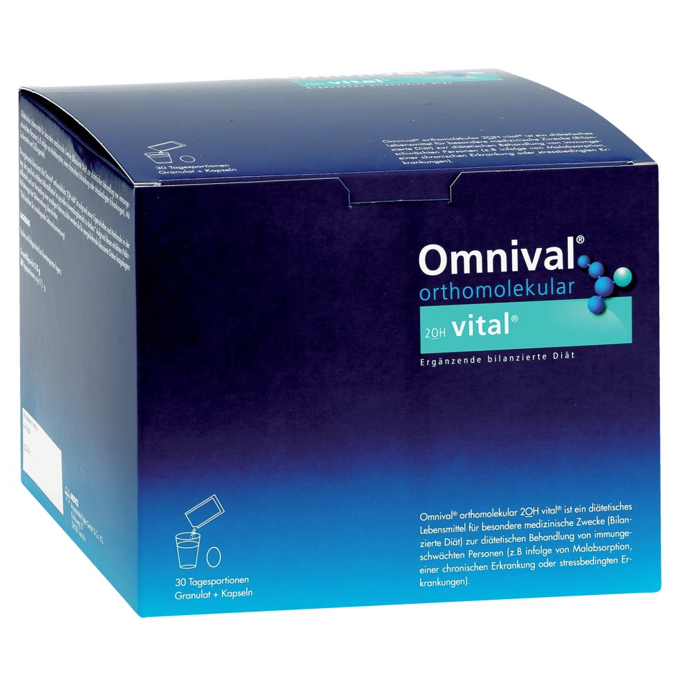 OMNIVAL orthomolekul.2OH vital 30 TP Gran.+Kaps.