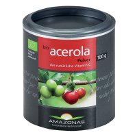 ACEROLA 100% Bio Pur natürliches Vit.C Pulver