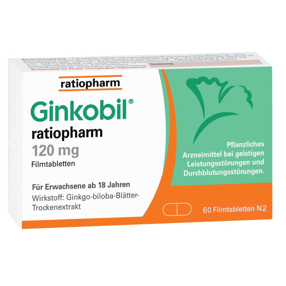GINKOBIL-ratiopharm 120 mg Filmtabletten