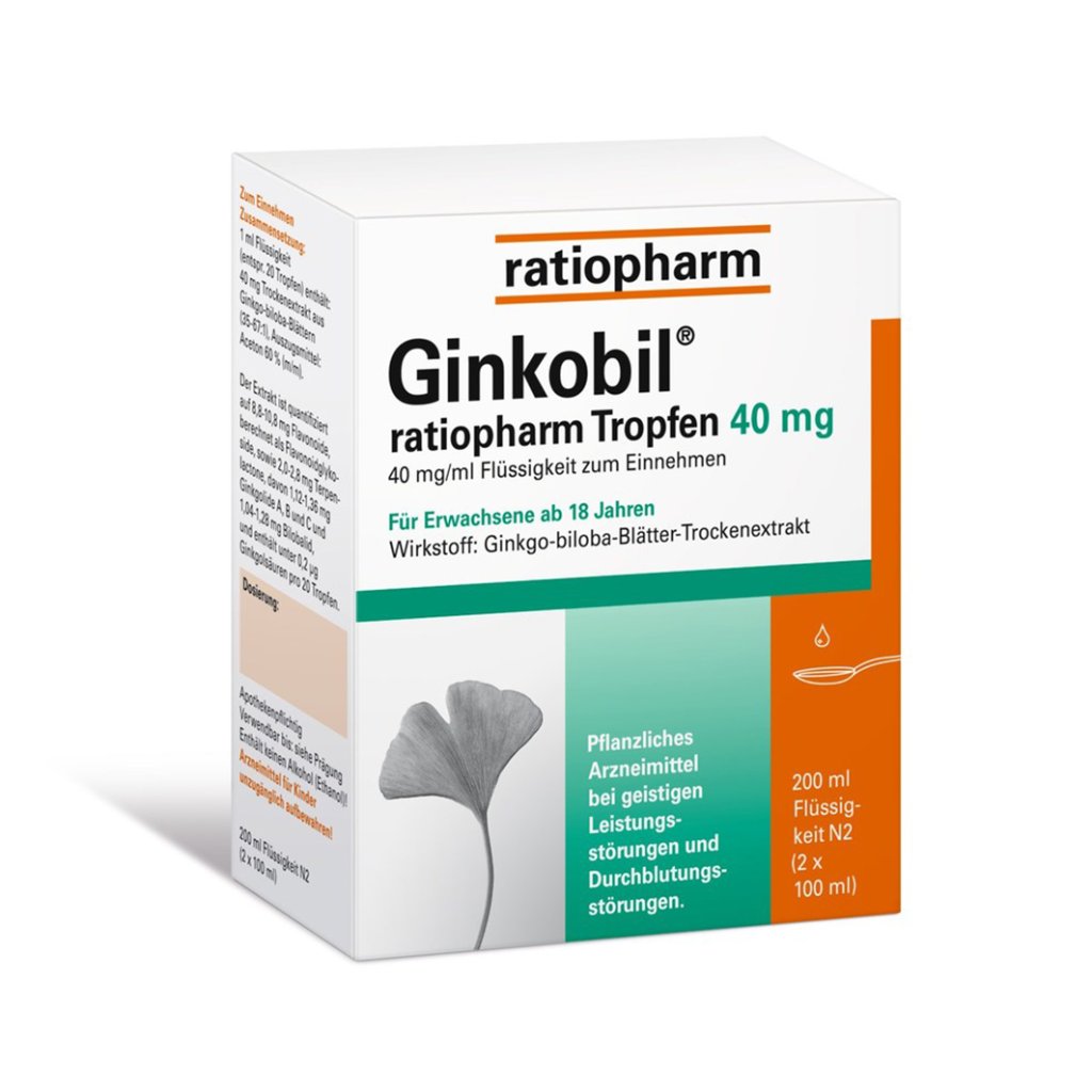 GINKOBIL-ratiopharm Tropfen 40 mg