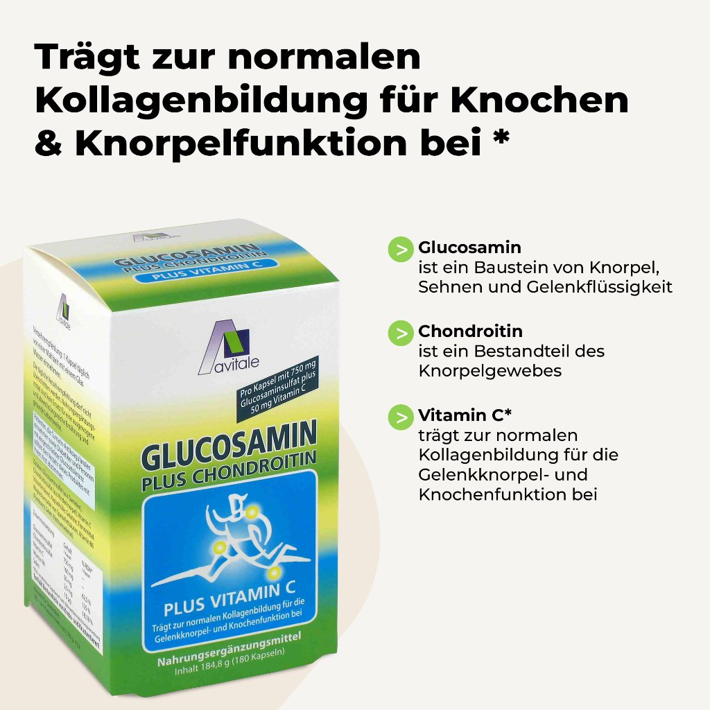 GLUCOSAMIN 750 mg+Chondroitin 100 mg Kapseln