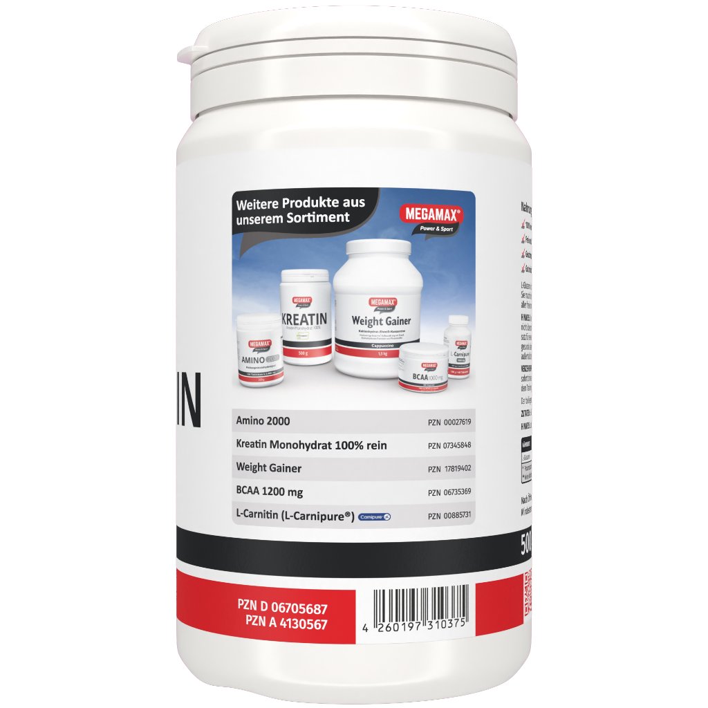 GLUTAMIN 100% rein Megamax Pulver