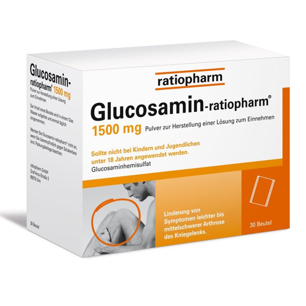 GLUCOSAMIN-RATIOPHARM 1500 mg Plv.z.H.e.L.z.Einn.