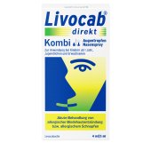 Livocab® direkt Kombi Augentropfen & Nasenspray, 4 ml + 5 ml
