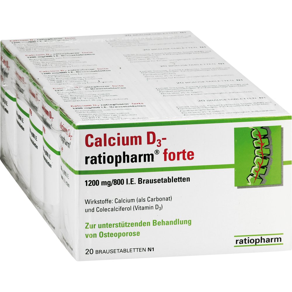 CALCIUM D3-ratiopharm forte Brausetabletten