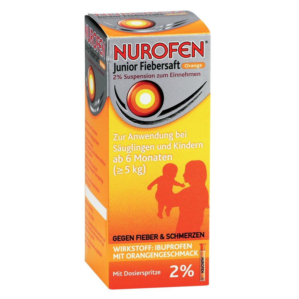 NUROFEN Junior Fiebersaft Orange 2%