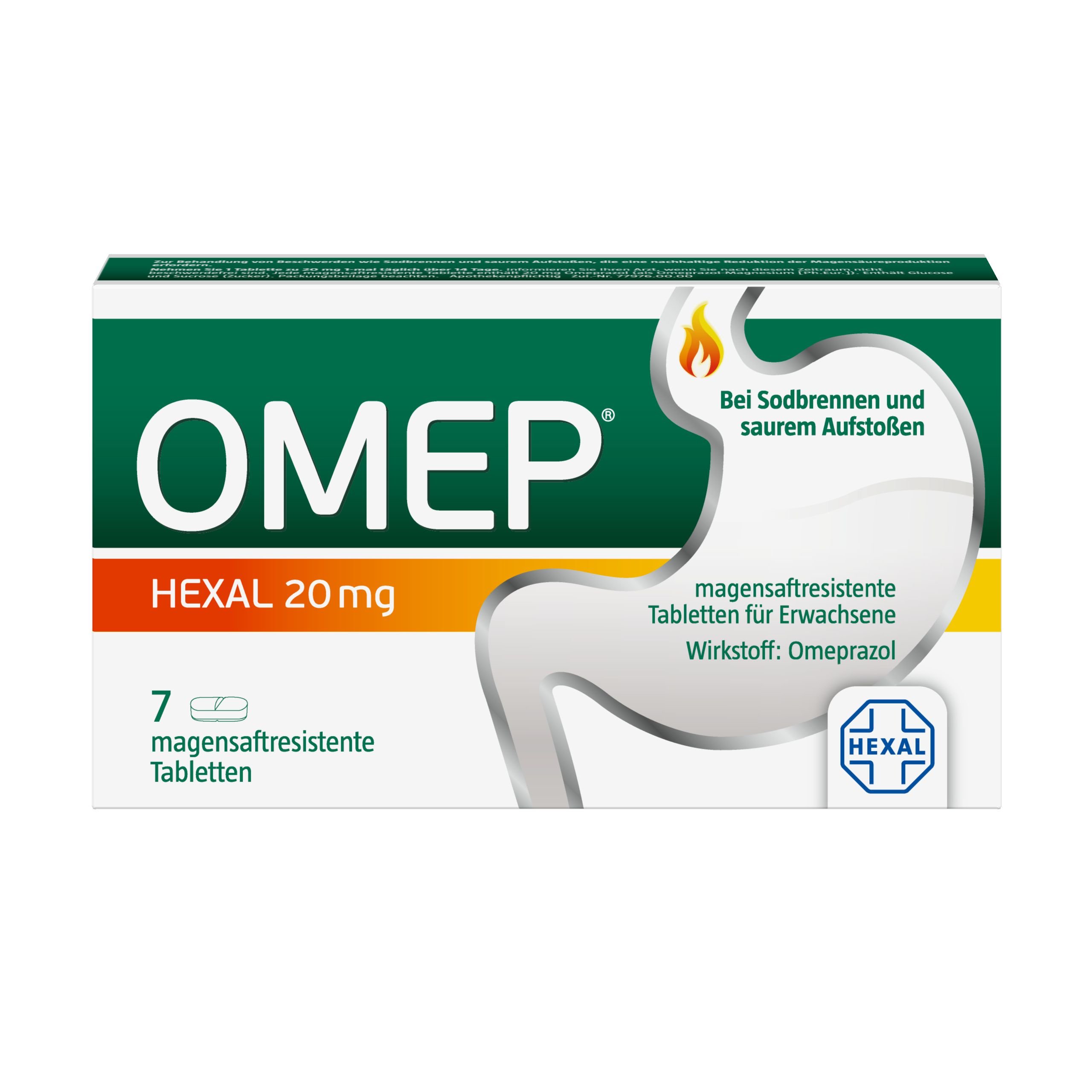 OMEP HEXAL 20 mg magensaftresistente Tabletten