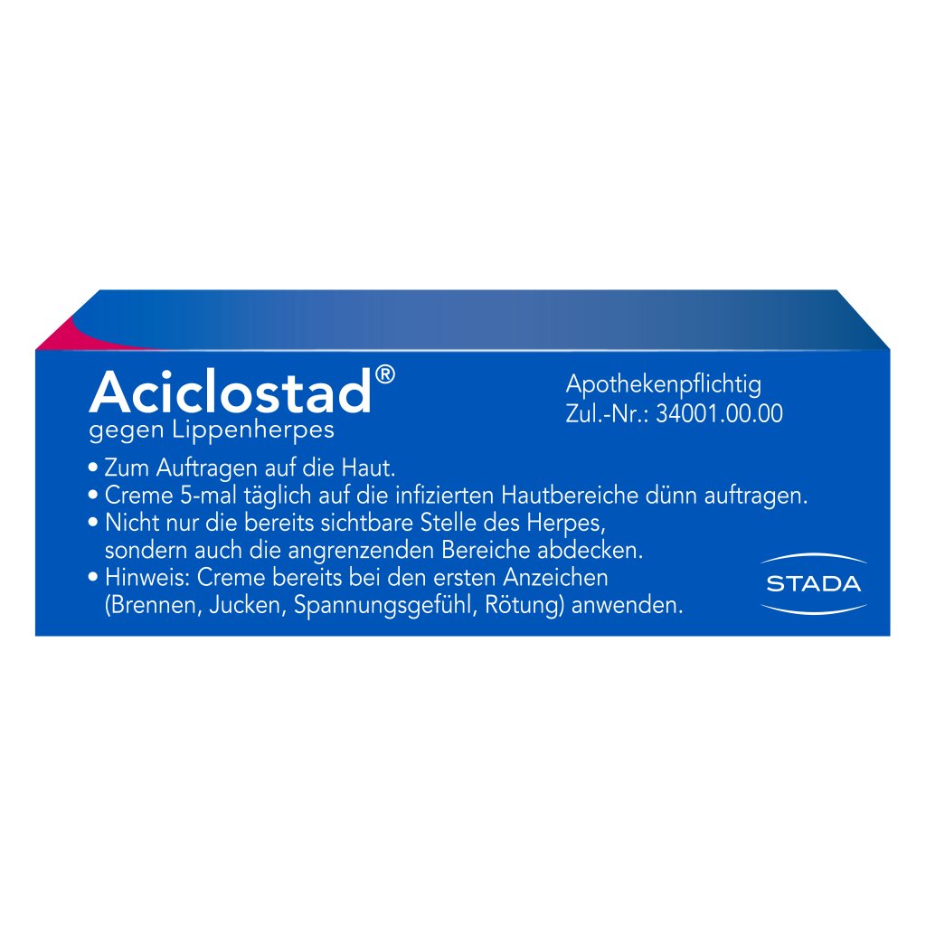 ACICLOSTAD Creme gegen Lippenherpes