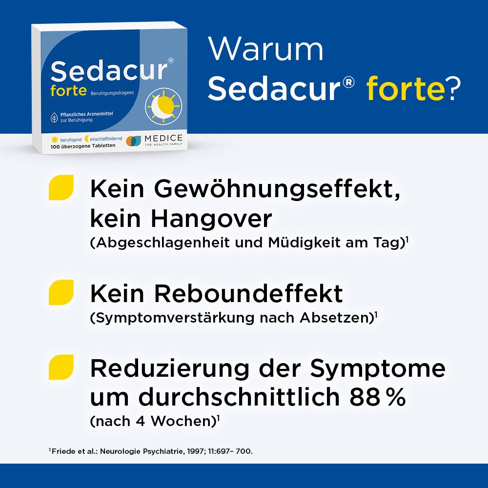 SEDACUR forte Beruhigungsdragees
