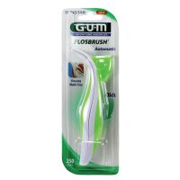 GUM Flosbrush Automatik Halter m.Zahnseide 30 m