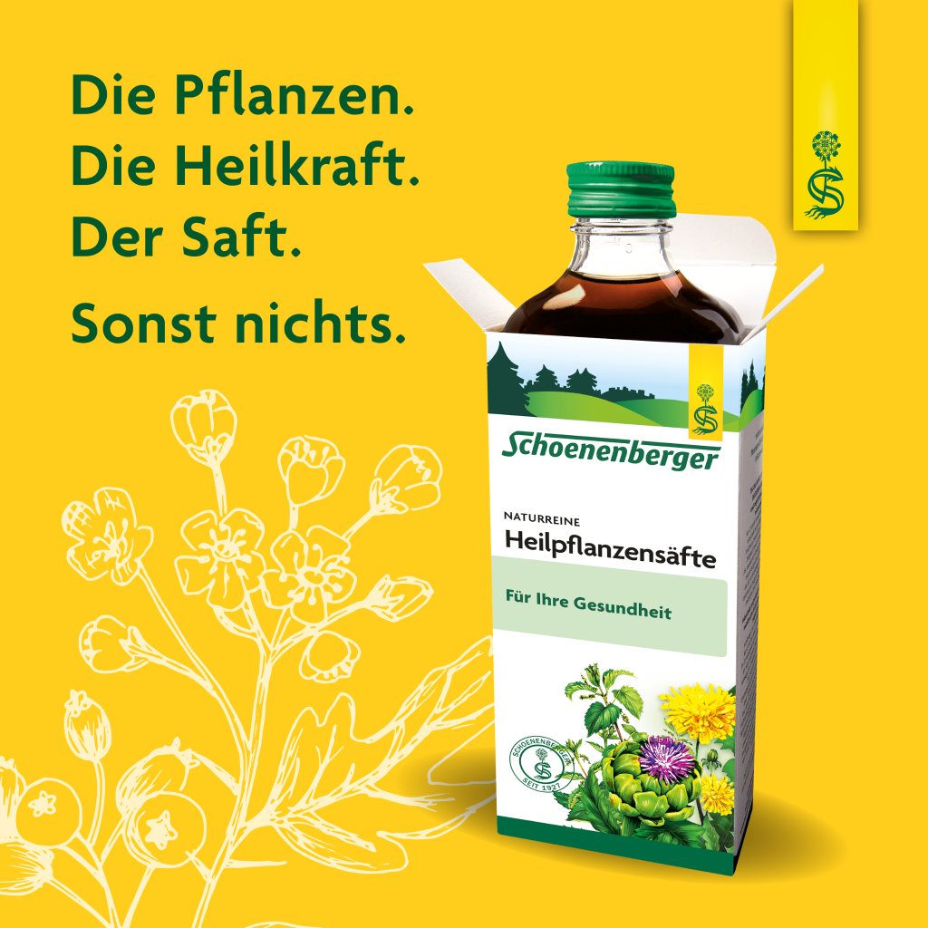 Schoenenberger naturreiner Heilpflanzensaft Artischocke
