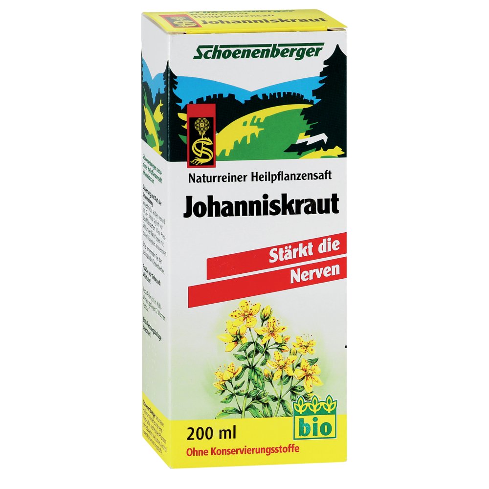 JOHANNISKRAUT SAFT Schoenenberger