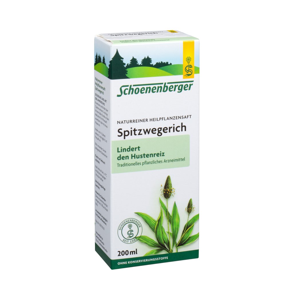 Schoenenberger naturreiner Heilpflanzensaft Spitzwegerich