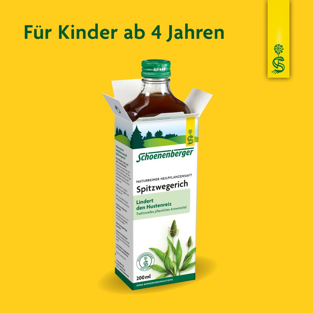 Schoenenberger naturreiner Heilpflanzensaft Spitzwegerich