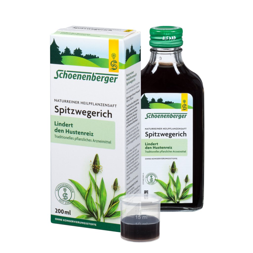 Schoenenberger naturreiner Heilpflanzensaft Spitzwegerich