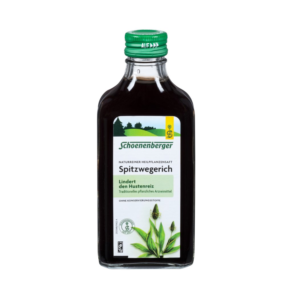 Schoenenberger naturreiner Heilpflanzensaft Spitzwegerich