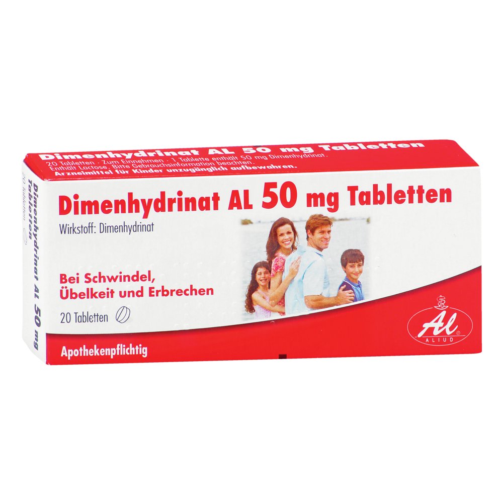 DIMENHYDRINAT AL 50 mg Tabletten