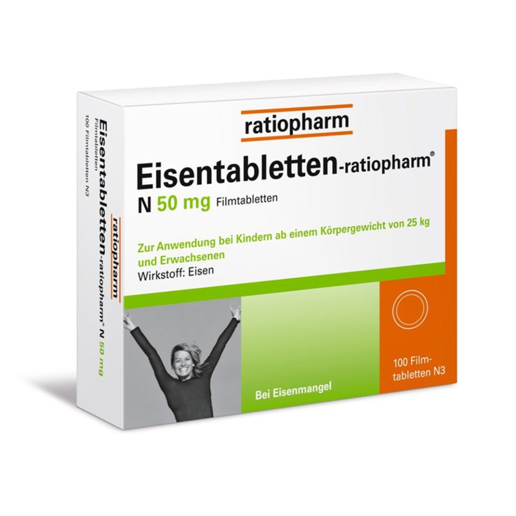 EISENTABLETTEN-ratiopharm N 50 mg Filmtabletten