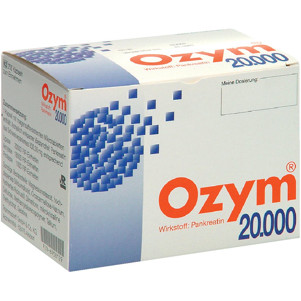 OZYM 20.000 Hartkapseln magensaftr.