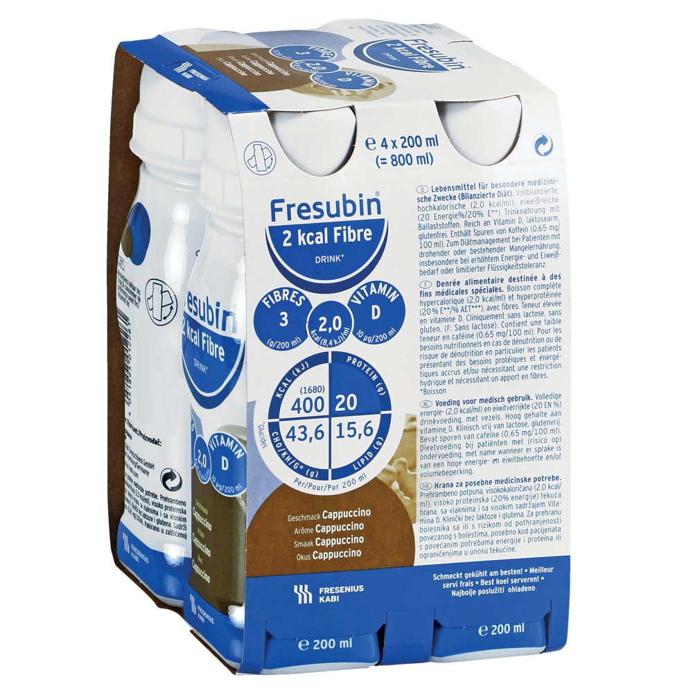 FRESUBIN 2 kcal Fibre DRINK Cappuccino Trinkfl.