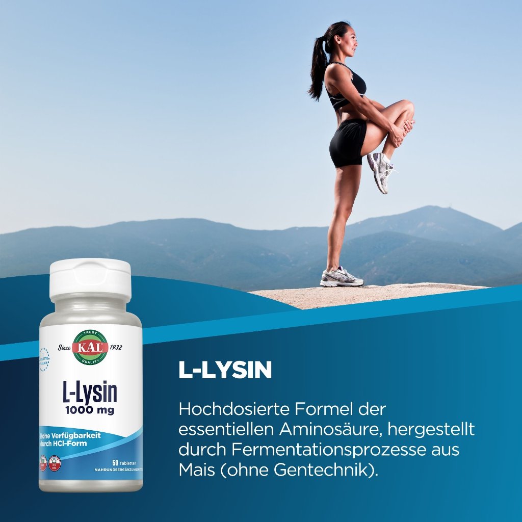 KAL L-Lysin 1000 mg