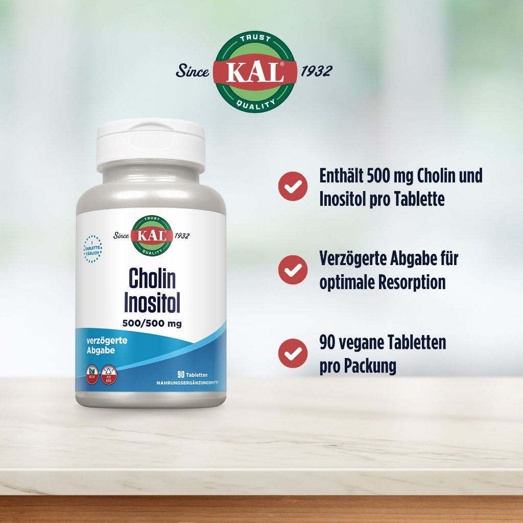 KAL Cholin + Inositol 500 mg