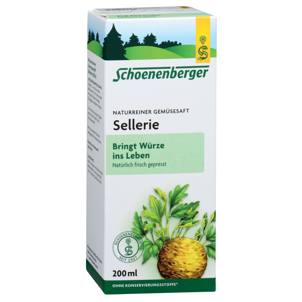 SELLERIE SCHOENENBERGER Heilpflanzensäfte
