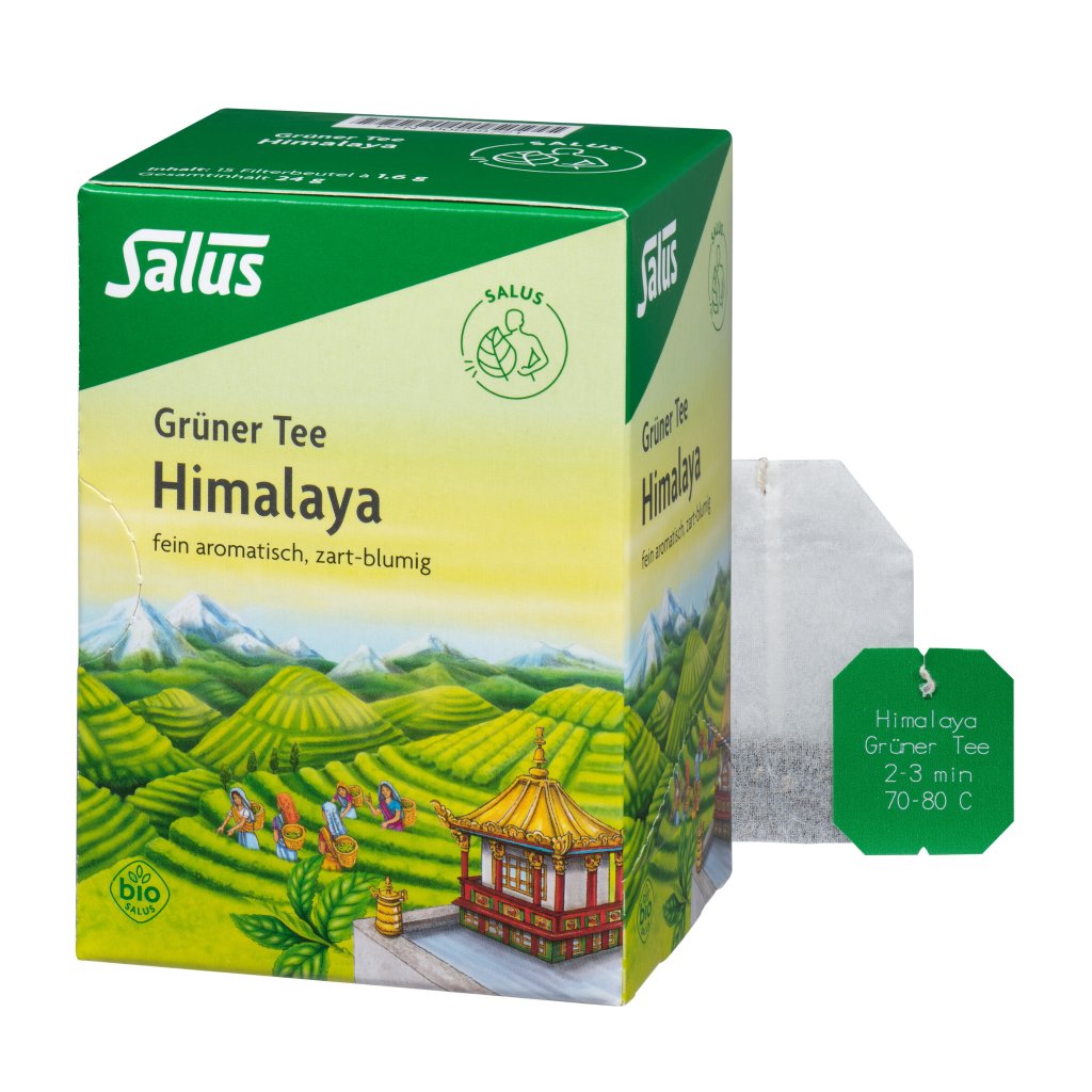 GRÜNER TEE Himalaya Bio Salus Filterbeutel