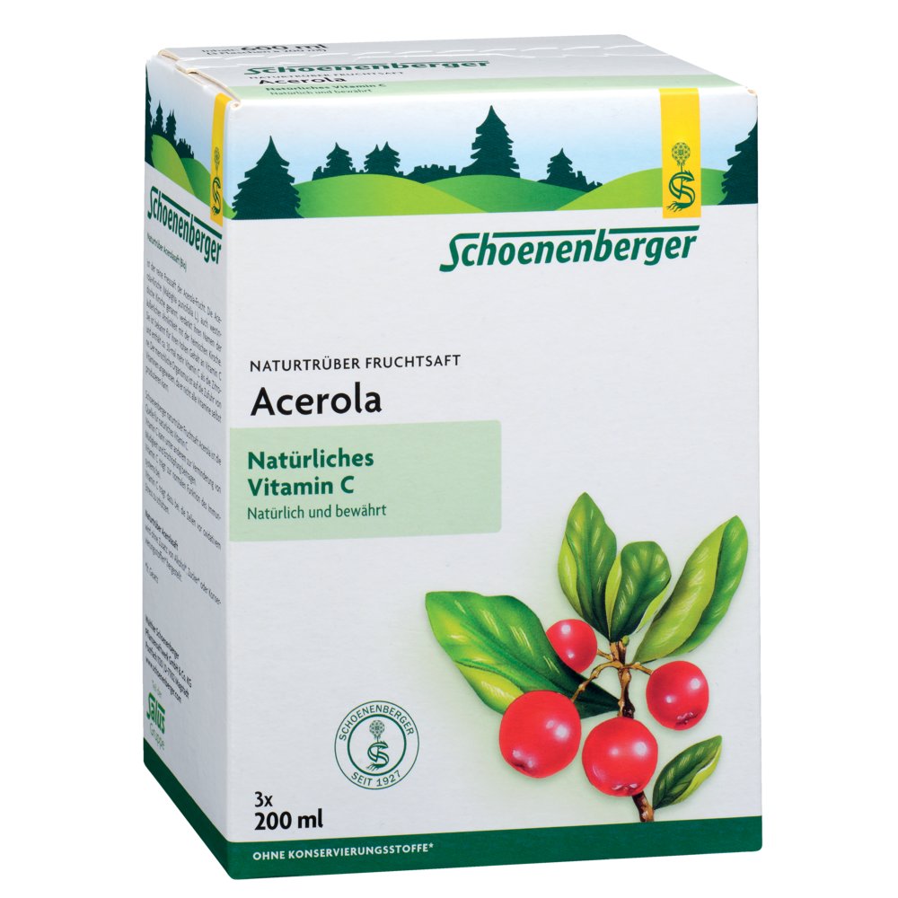 ACEROLA SAFT Schoenenberger Heilpflanzensäfte