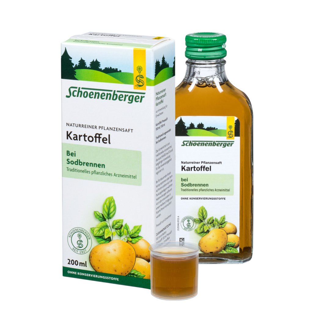Schoenenberger naturreiner Pflanzensaft Kartoffel 3er Pack