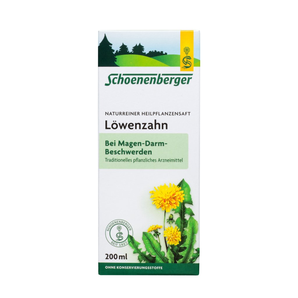 Schoenenberger naturreiner Heilpflanzensaft Löwenzahn 3er Pack