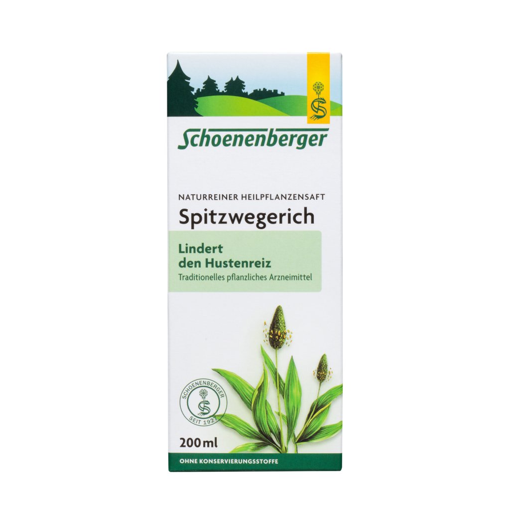 Schoenenberger naturreiner Heilpflanzensaft Spitzwegerich 3er Pack