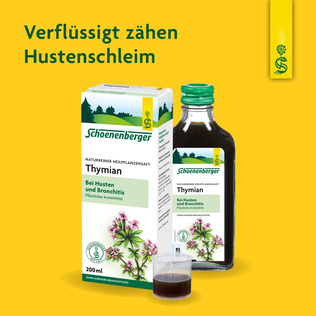 Schoenenberger naturreiner Heilpflanzensaft Thymian 3er Pack