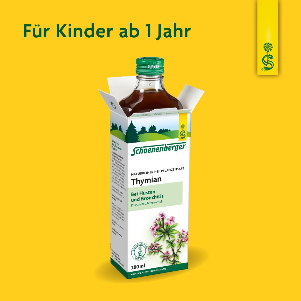 Schoenenberger naturreiner Heilpflanzensaft Thymian 3er Pack