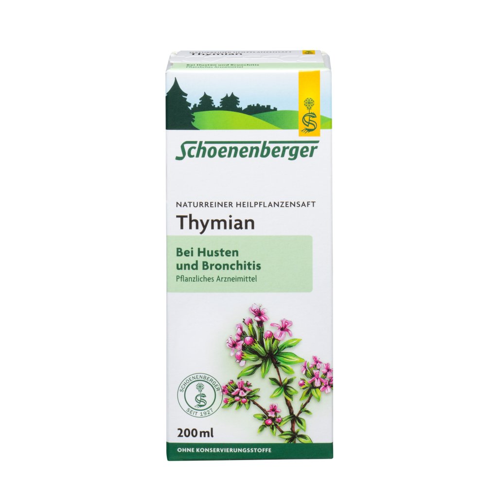 Schoenenberger naturreiner Heilpflanzensaft Thymian 3er Pack
