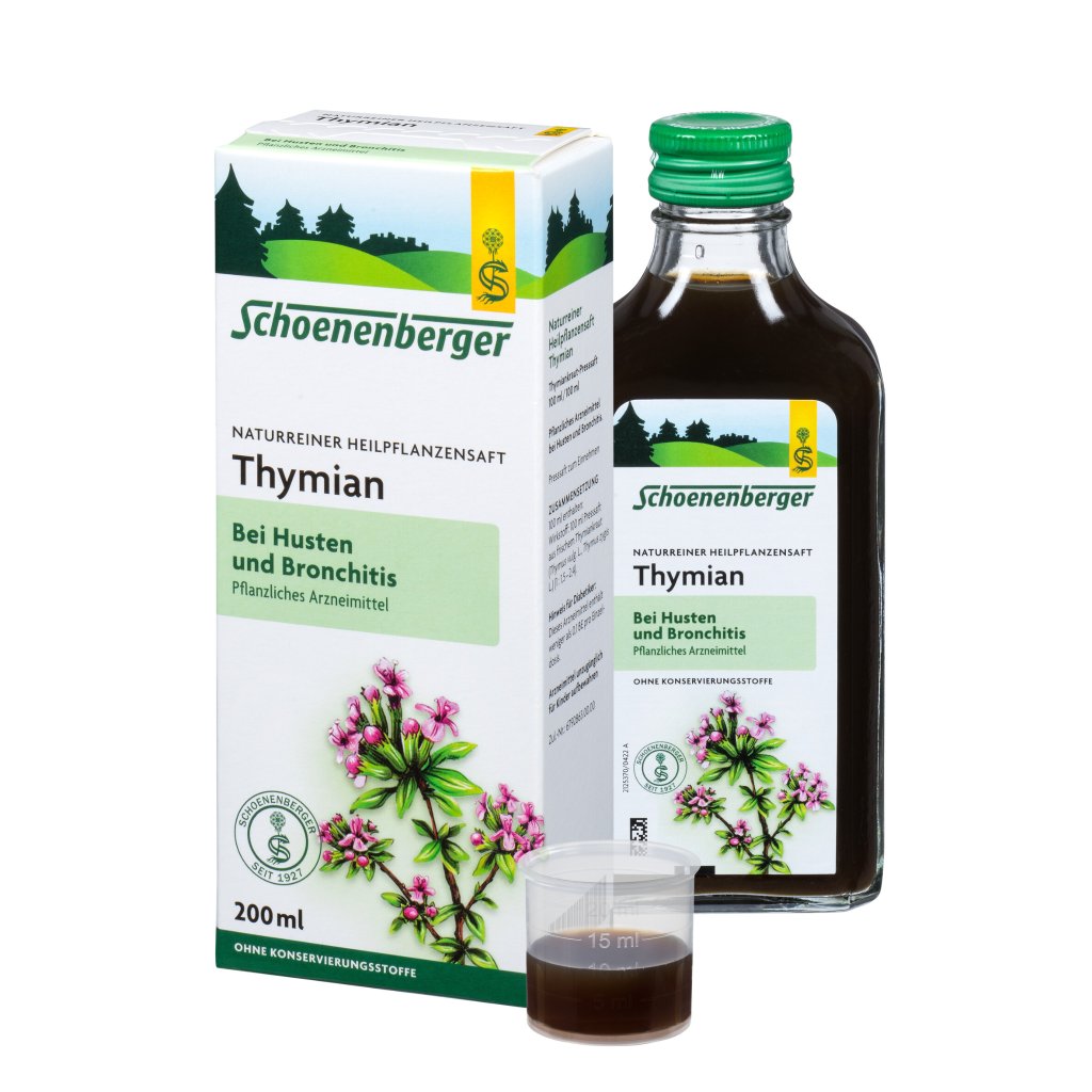 Schoenenberger naturreiner Heilpflanzensaft Thymian 3er Pack