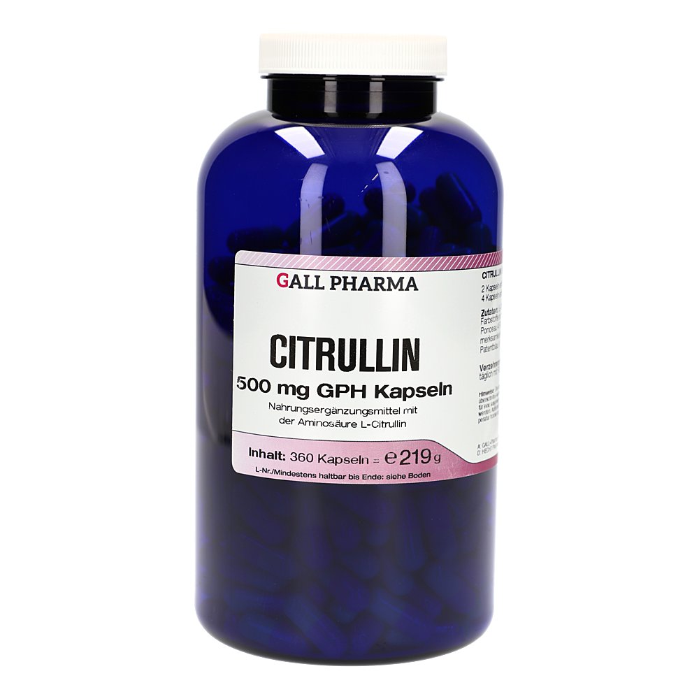 CITRULLIN 500 mg GPH Kapseln