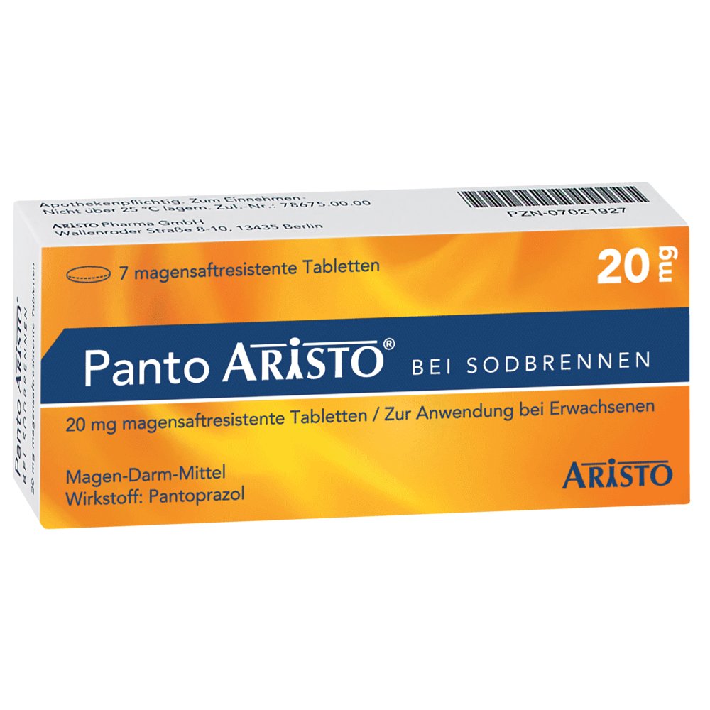 PANTO Aristo bei Sodbrennen 20 mg magensaftr.Tabl.