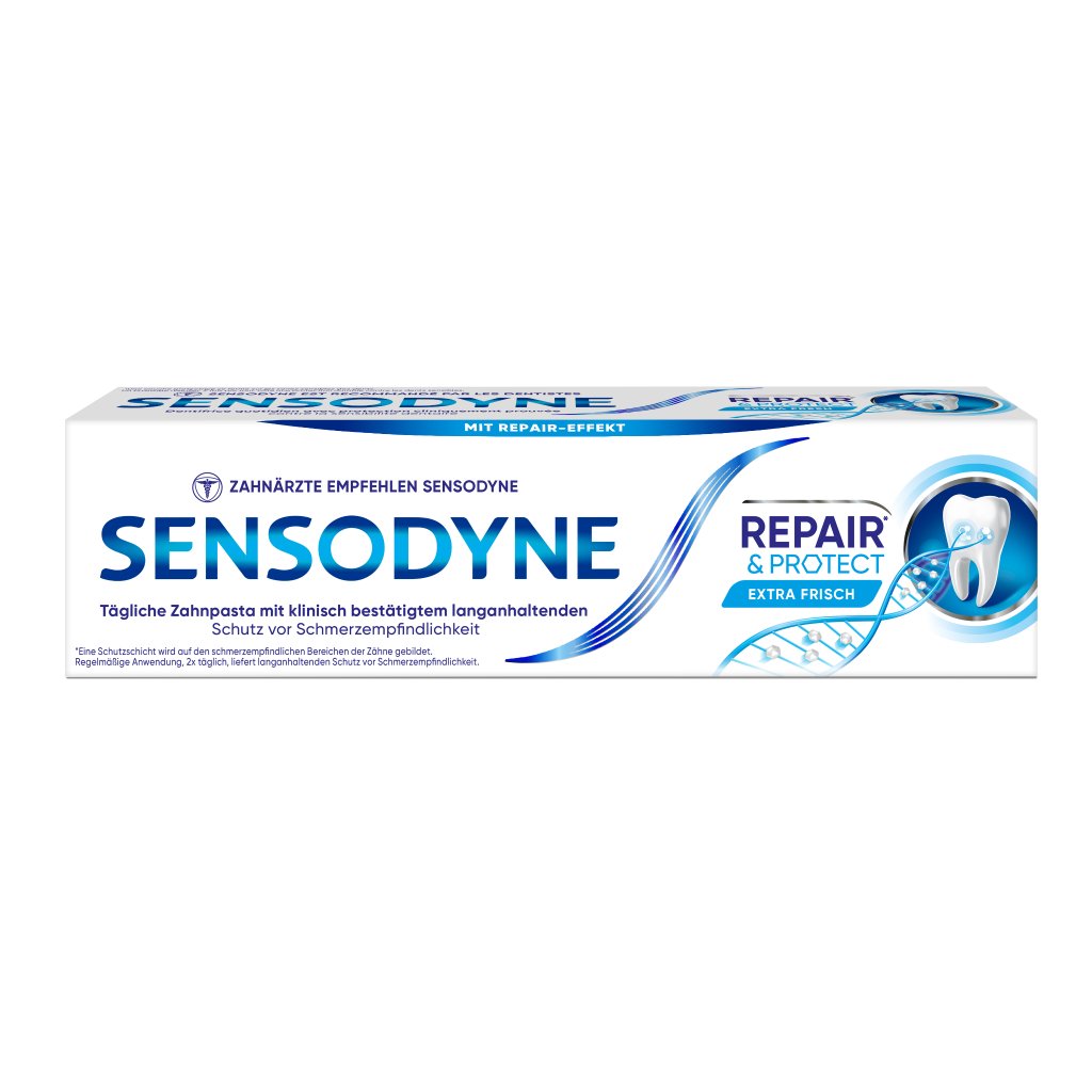 Sensodyne Zahnpasta, Repair* & Protect, schmerzempfindliche Zähne, 75 ml