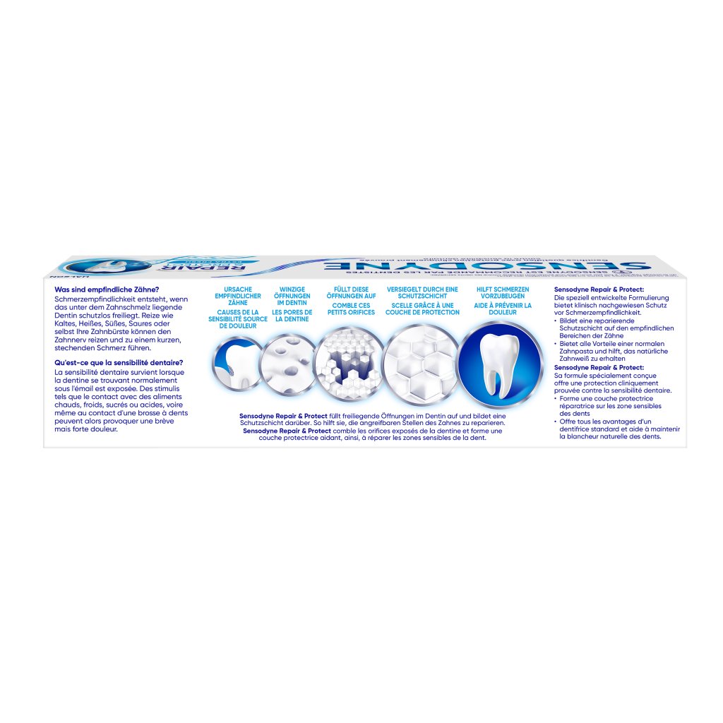 Sensodyne Zahnpasta, Repair* & Protect, schmerzempfindliche Zähne, 75 ml