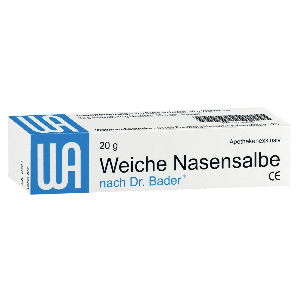 WEICHE NASENSALBE n. Dr. Bader