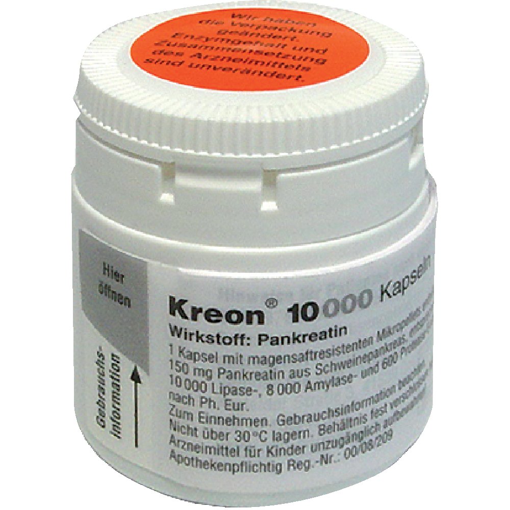 KREON 10.000 Hartkps.m.magensaftr.überz.Pellets