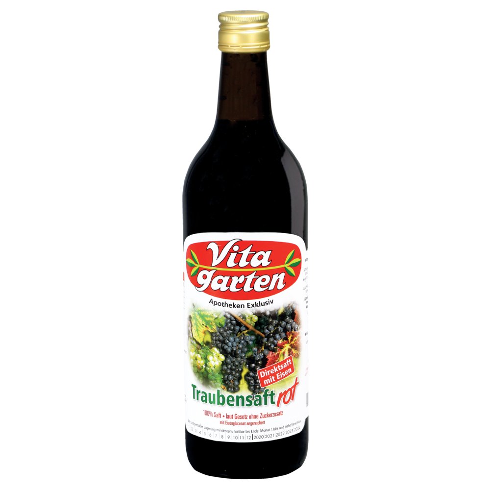 VITAGARTEN roter Traubensaft