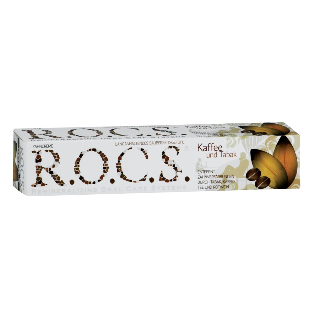 ROCS Erwachsene Kaffee+Tabak Zahnpasta