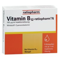 VITAMIN B12-RATIOPHARM N 100 μg/ml Inj.-Lsg.Amp.